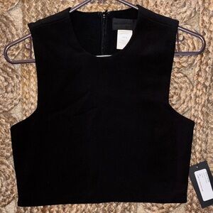 Blaque Label Elegant Black Crop Top